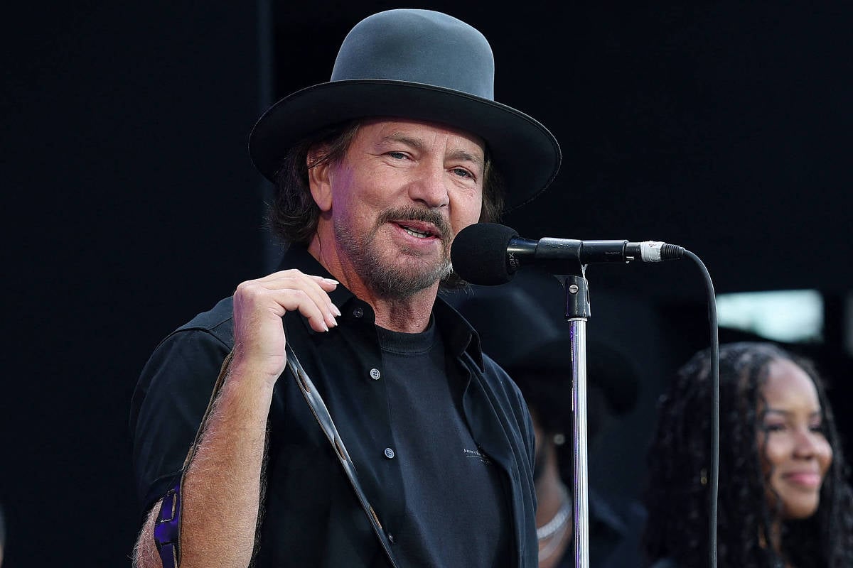 Eddie Vedder no Best of Blues and Rock em São Paulo, em novembro